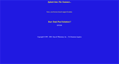 Desktop Screenshot of dominionaquatics.com
